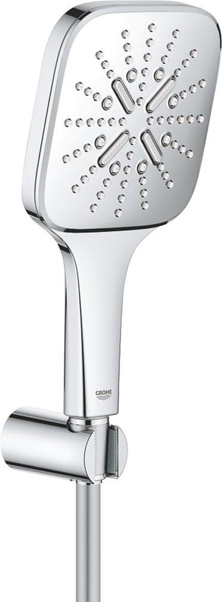 Grohe rainshower smartactive cube 130 badset - 3 straalsoorten - chroom - 26589000