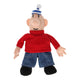 Buurman buurman pluchen pop - rood