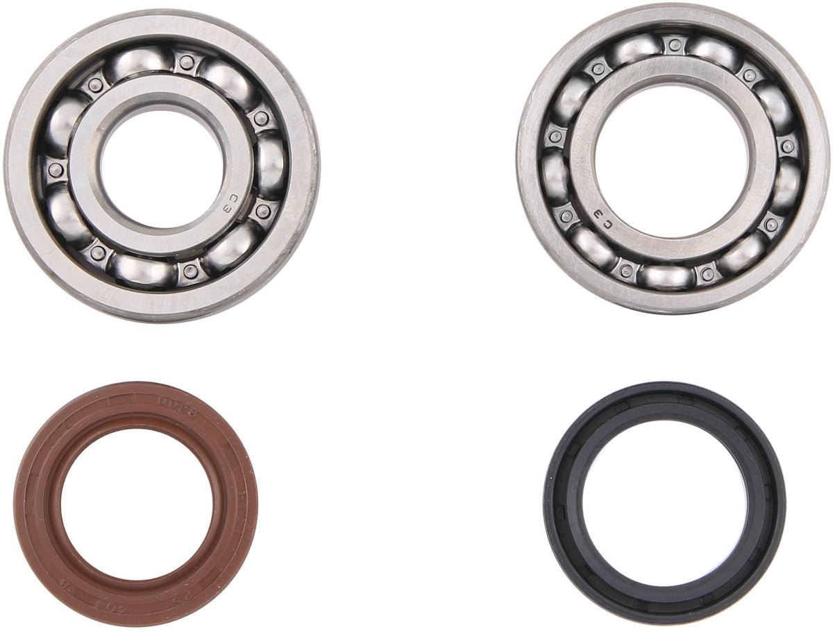 All balls racing kurbelwellenlagersatz crankshaft bearing set ab 24-1072 with simmerrings