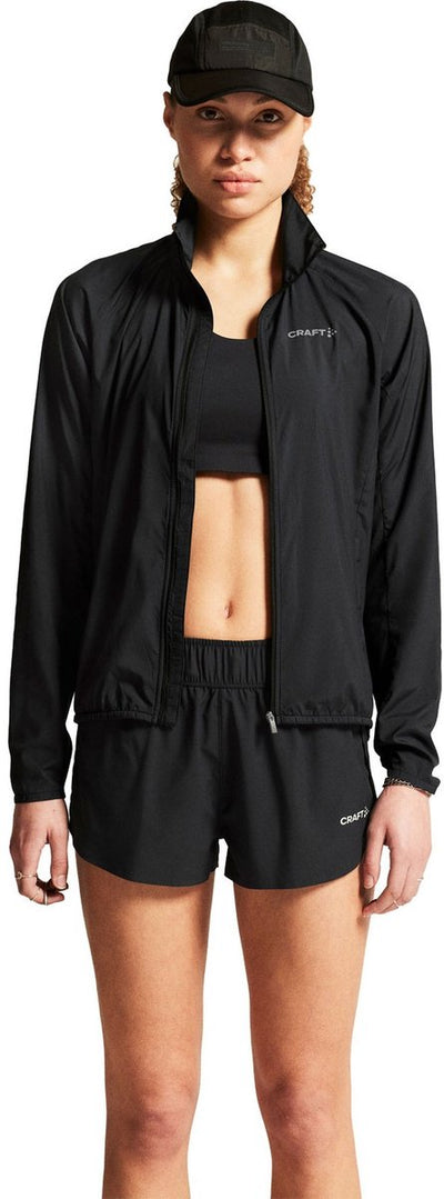 Craft core essence wind jacket dames - zwart | maat: m