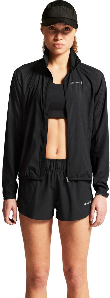 Craft core essence wind jacket dames - zwart | maat: xl