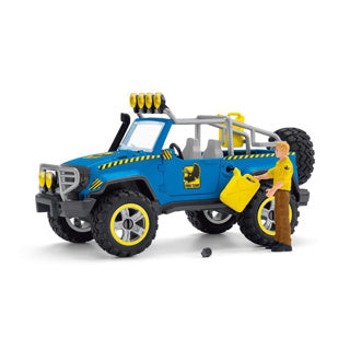 Schleich 41464 terreinwagen met dino-buitenpost