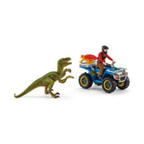 Schleich 41466 quad ontsnapping uit velociraptor - afbeelding 2