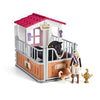 Schleich horse club - speelfigurenset - paardenstal met horse club tori princess - kinderspeelgoed voor jongens en meisjes - 5 tot 12 jaar - 14 onderdelen - 42437