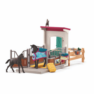Schleich horse club paardenbox met merrie en veulen - 42611