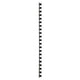 Gbc combbind bindruggen zwart - a4 - 10 mm - 100 stuks