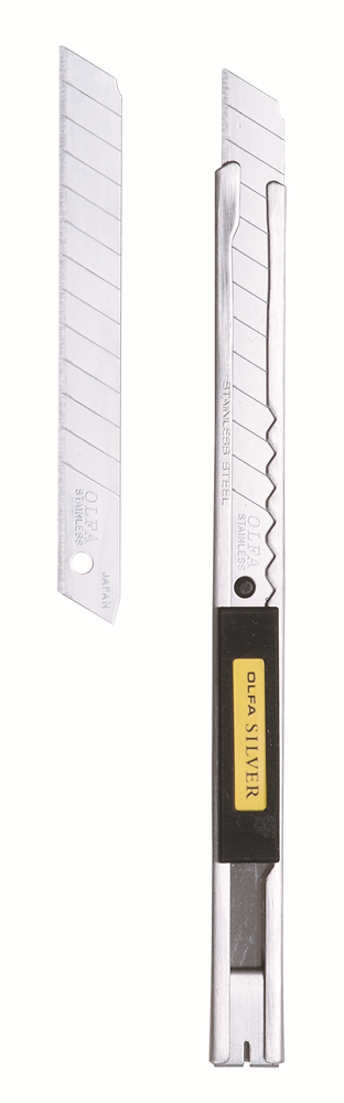 Enzo olfa afbreekmes | silver | svr-1 - 20.800.12
