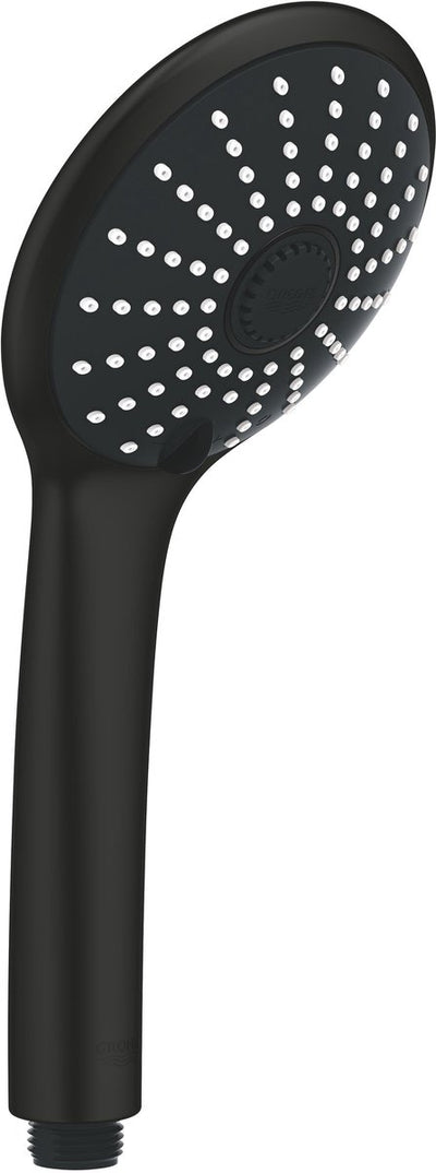 Grohe vitalio joy 110 handdouche - ronde douchekop van 110 mm - 3 straalsoorten - mat zwart - eenvoudig te installeren: geschikt voor alle standaard doucheslangen