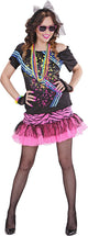 Finidi roze 80s rock meisje - vrouw - xl