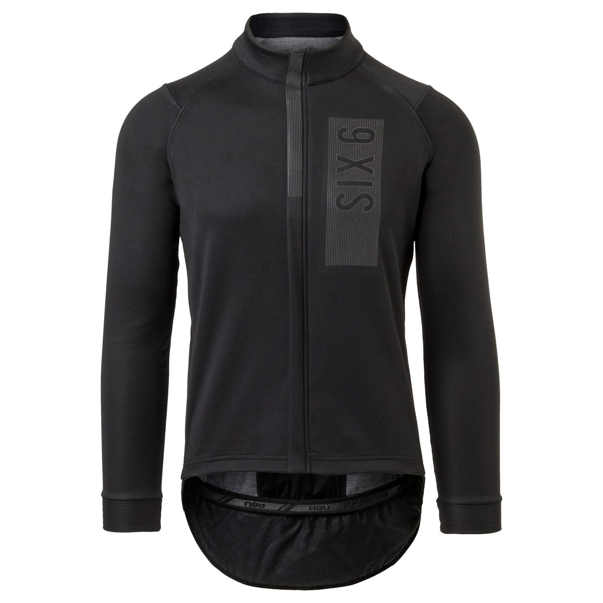 Merino regenjas six6 heren zwart