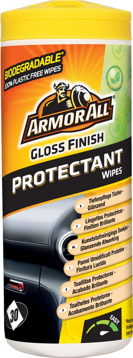 Armor all kunststof onderhoudsdoekjes glanzend 30 stuks