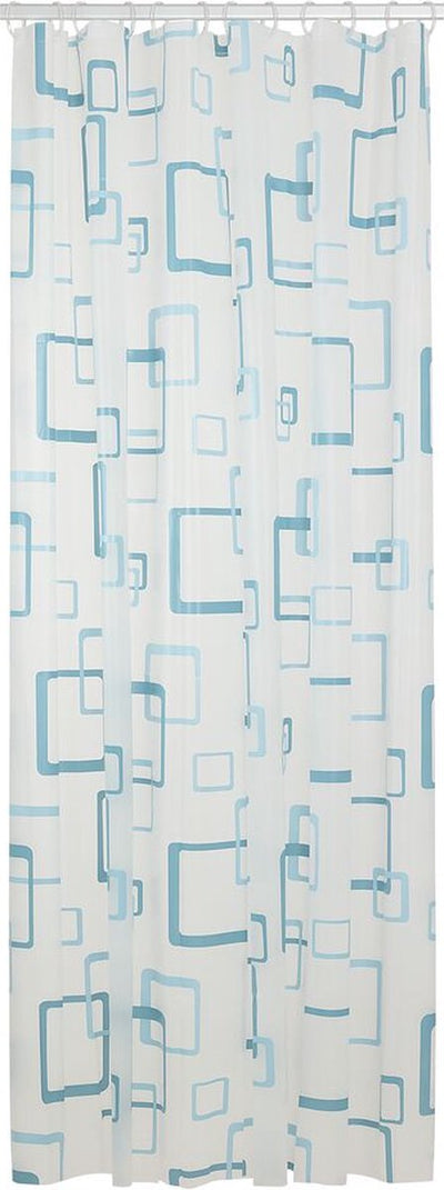 Sealskin retro douchegordijn 180x200 cm - peva - blauw