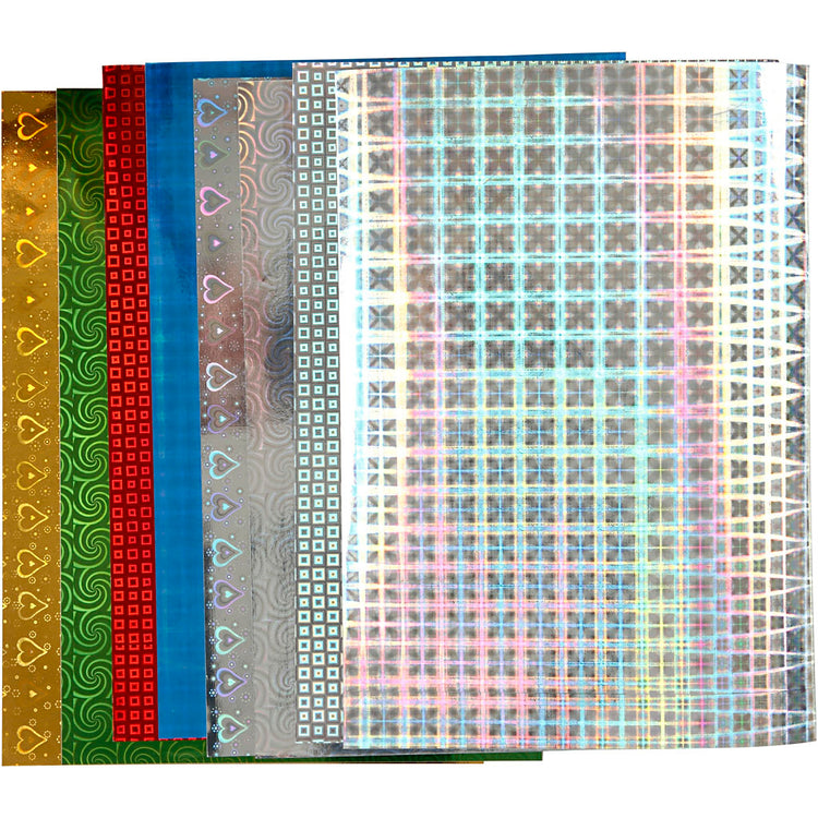 Https: www.cchobby.nl holografisch-papier-a4-vel-210x297-mm-120-gr-8-div-vellen-1-doos