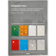 Https: www.cchobby.nl holografisch-papier-a4-vel-210x297-mm-120-gr-80-div-vellen-1-doos - afbeelding 2