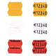 Etiketten sato 1-regel rood