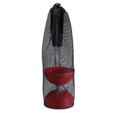 Eureka rubber diabolo met aluminium stokken - rood - afbeelding 3