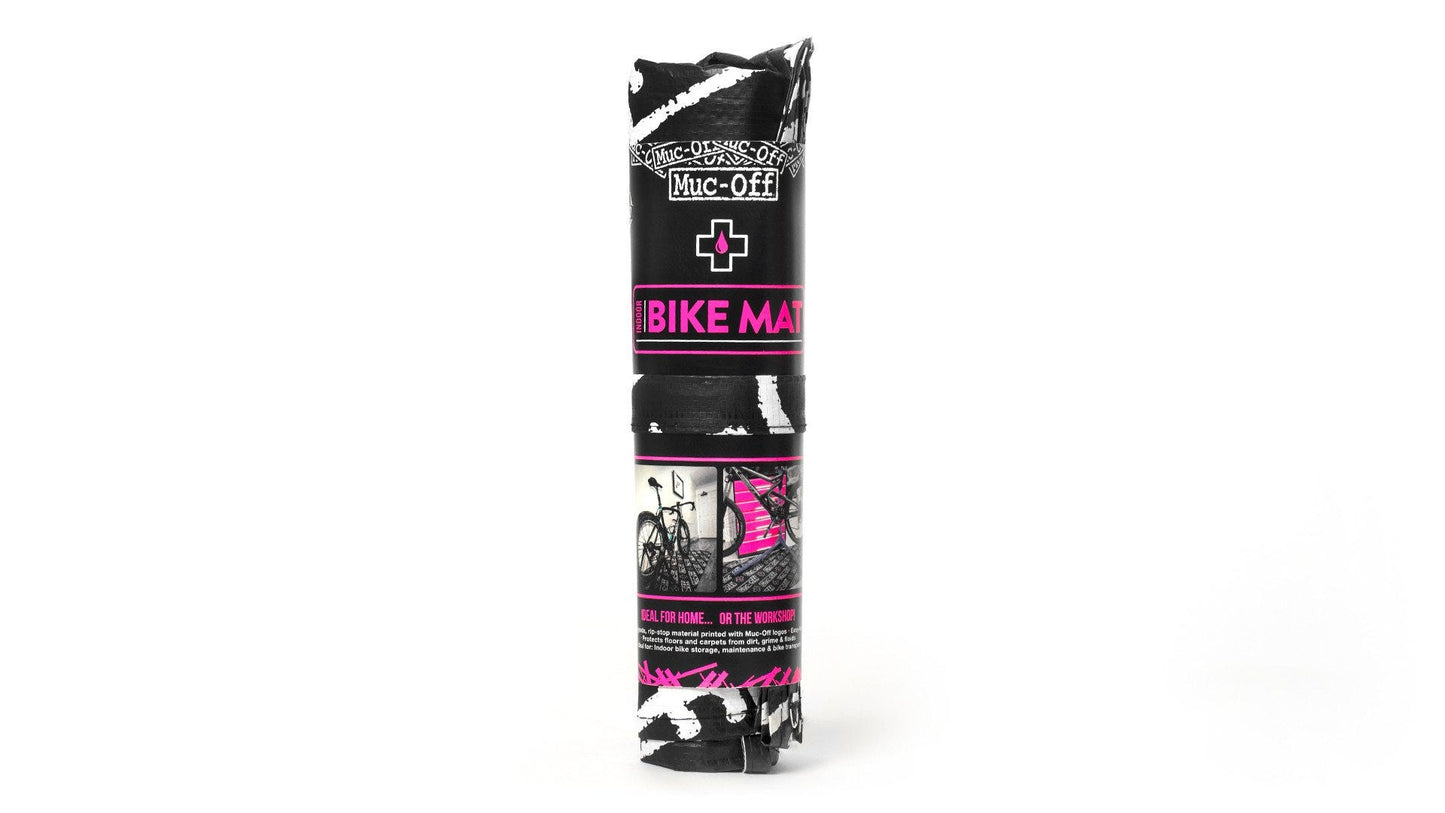 Muc-off vloermat bike mat 70x209cm zwart wit roze
