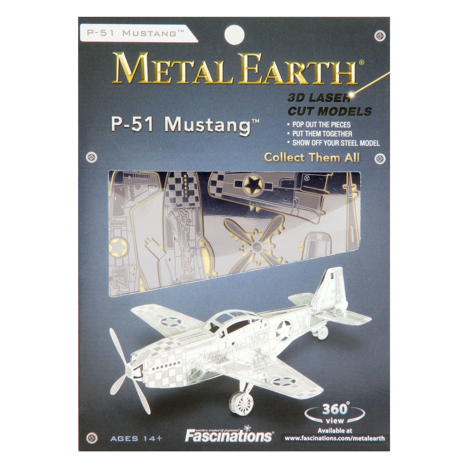 Eureka metal earth mustang p-51