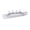 Eureka metal earth titanic ship zilver editie