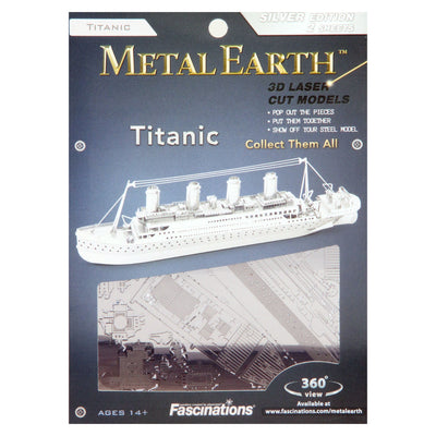 Eureka metal earth titanic ship zilver editie