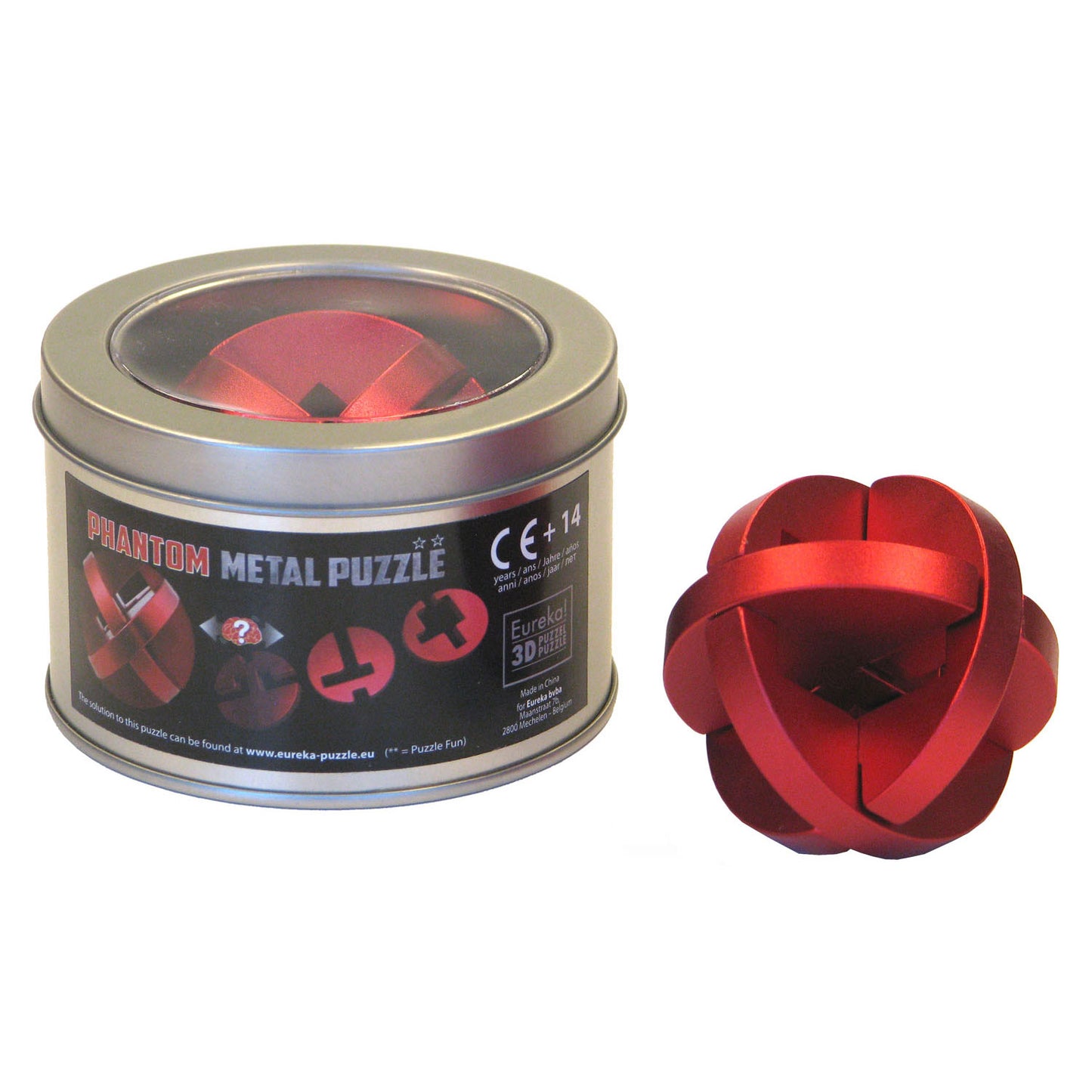 Eureka breinpuzzel metaal in blik - phantom **