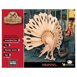 Eureka gepetto's workshop houten bouwpakket 3d - pauw - afbeelding 2