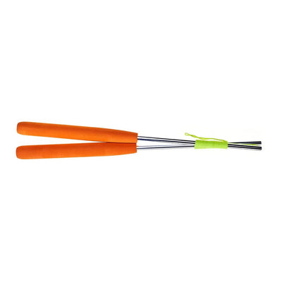 Eureka aluminium diabolo stokken - oranje