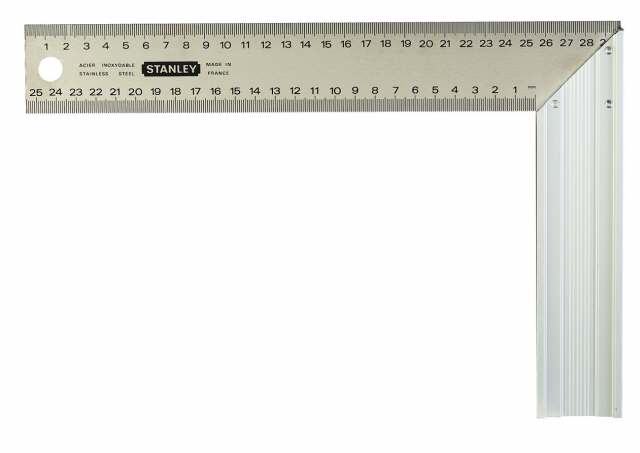Stanley handgereedschap winkelhaak met maatverdeling | 400x200mm - 1-45-687