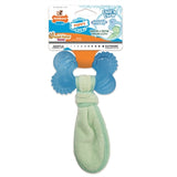 Nylabone puppy freezer bone with wash cloth pindakaassmaak - afbeelding 1