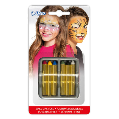 Boland set 6 schminkstiftjes 6 kleuren