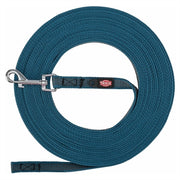 Trixie hondenriem sleeplijn met rubber anti slip petrol blauw - afbeelding 1