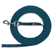Trixie hondenriem sleeplijn met rubber anti slip petrol blauw - afbeelding 1