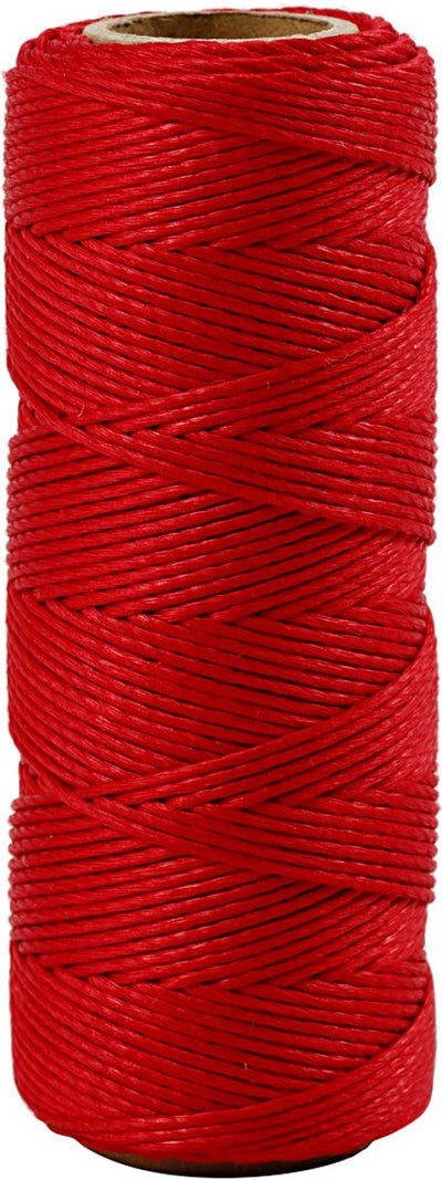 Creativ company bamboekoord, dikte 1 mm, rood, 65 m 1 rol