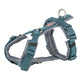 Trixie hondentuig premium trekking petrol blauw grafiet grijs