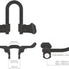 Controltech - falcon triathlon tt opzetstuur mini clip-on aluminium