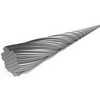 Elvedes schakel binnenkabel 2250 mm 7 x 7 draads rvs ø1,1mm met n-nippel ø4 x 4mm (doos à 100 stuks) - zilver