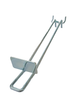 Simson tego dubbele haak () 30cm met prijsschild