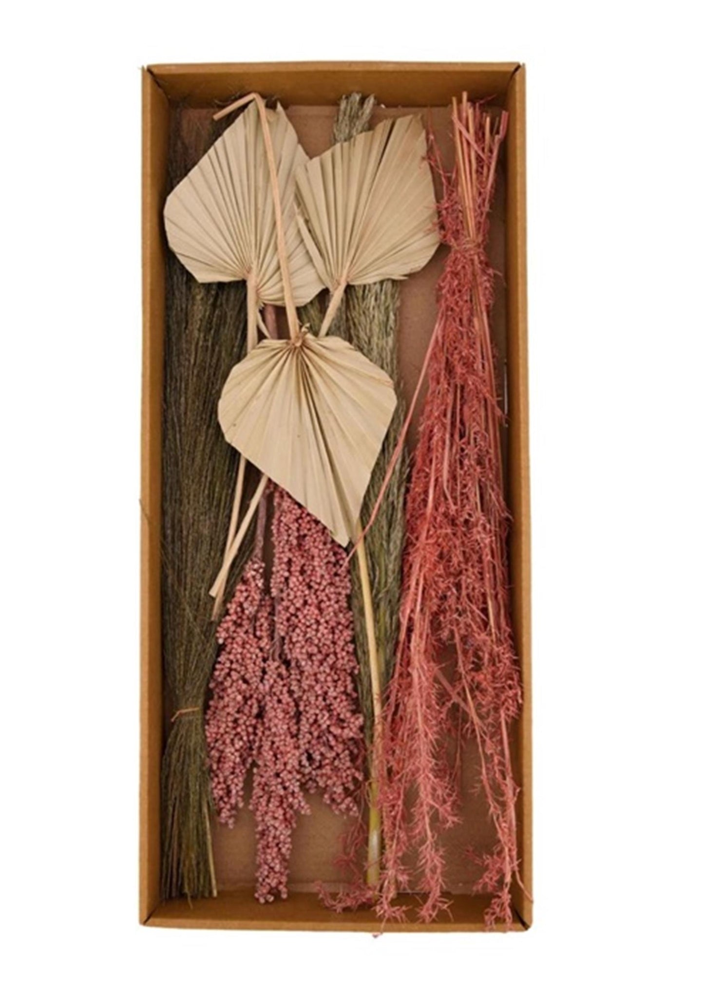 Naturel collections dijk natural collections exotic mix droogbloemen in tray 59x26x6cm