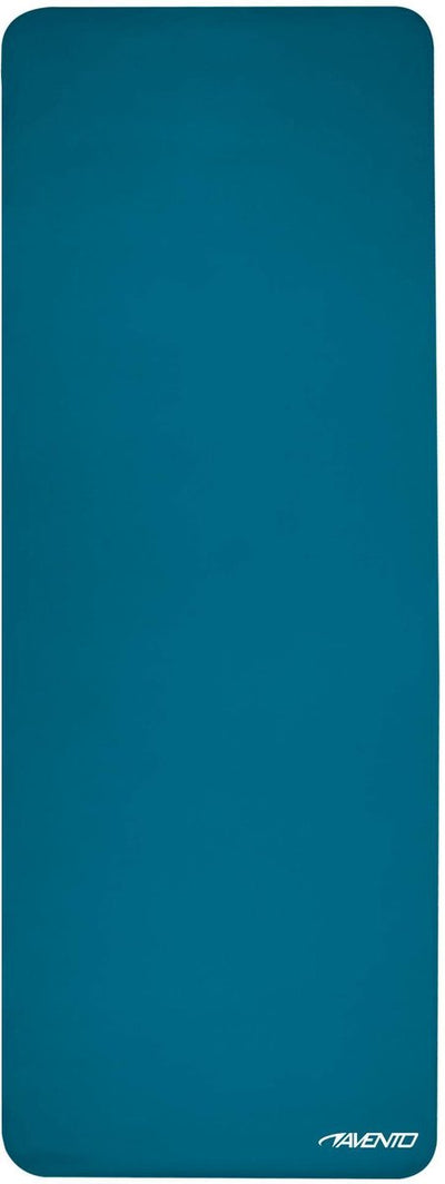 Avento fitness yoga mat nbr - blauw - 183 x 61 x 1.2 cm