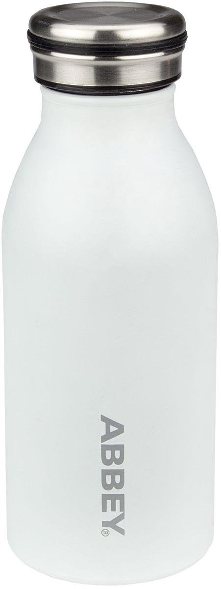 Abbey camp abbey drinkfles dubbelwandig - victoria - 0.35 l - wit zilver - 0,35 l