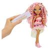 Rainbow high be dazzling-modepoppen -adeline rose (roze) met bedazzle-tool en glinsterende strass-steentjes