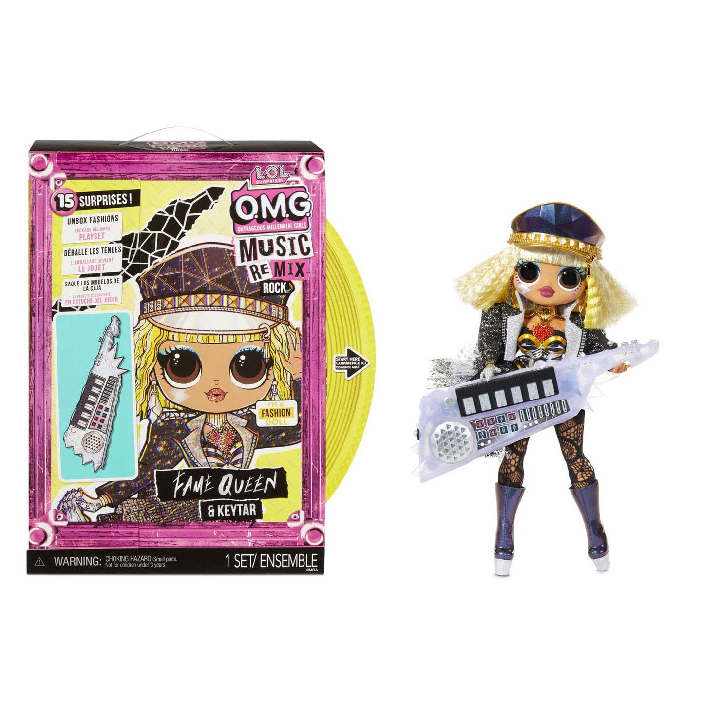 L.O.L. Surprise OMG Pop Remix RockFame Queen and Keytar