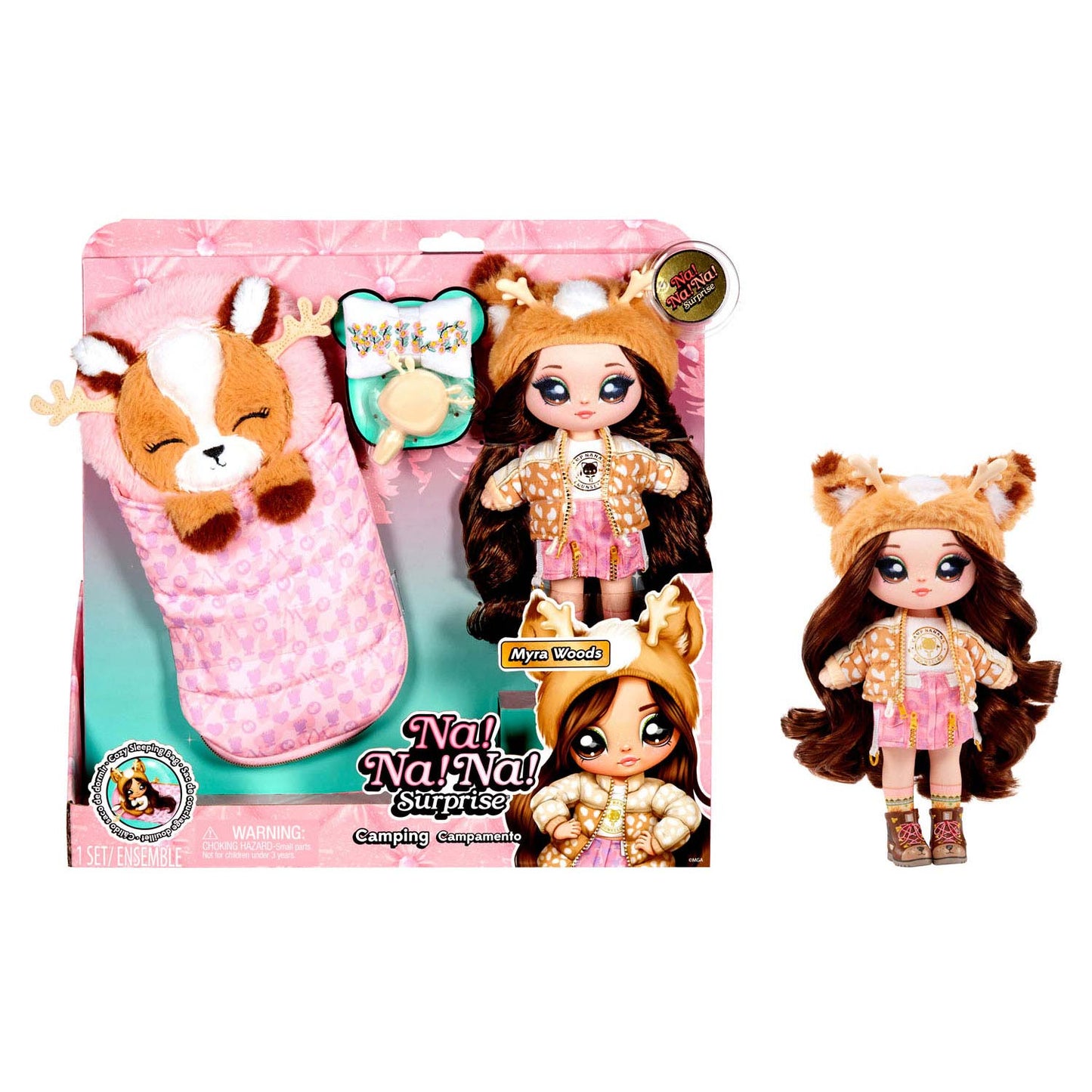 MGA Entertainment Na! Na! Na! Surprise Camping Doll Myra Woods