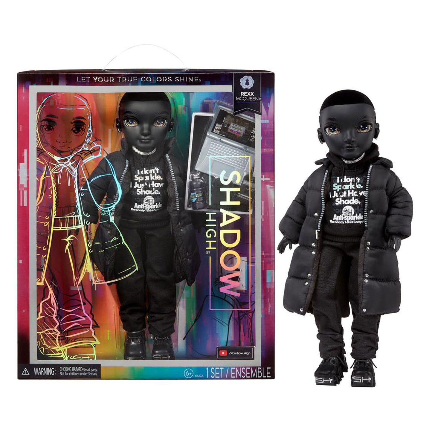 MGA Entertainment Shadow High Fashion Pop Rexx Mcqueen