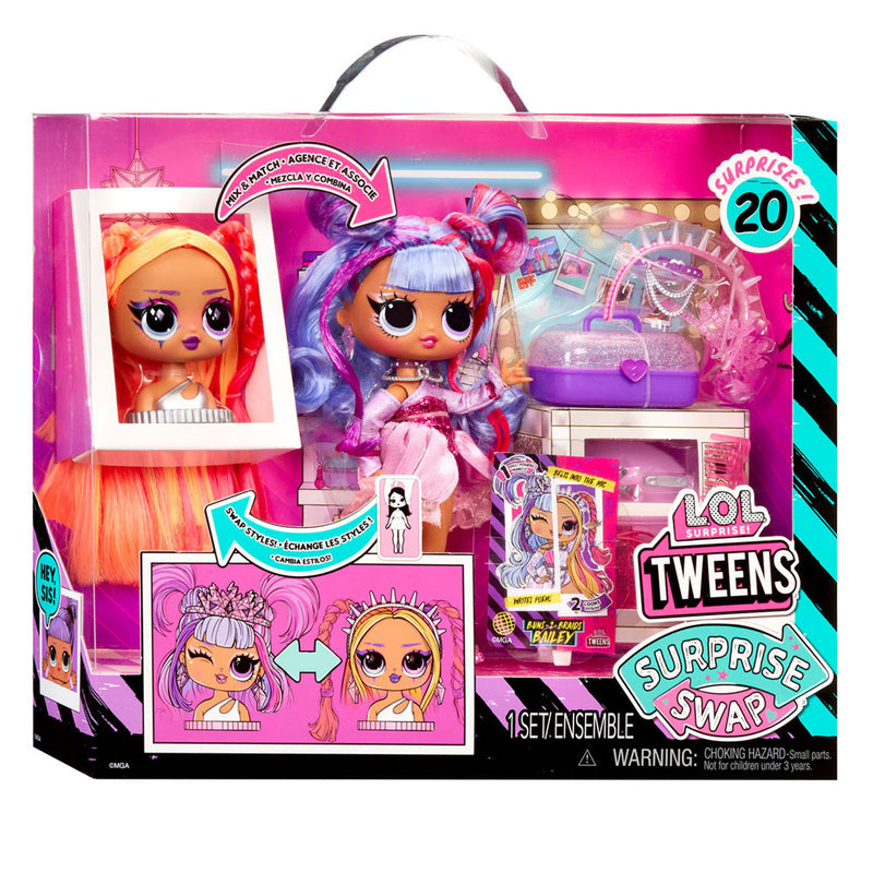 L.o.l. surprise tweens swap fashion pop - braids bailey
