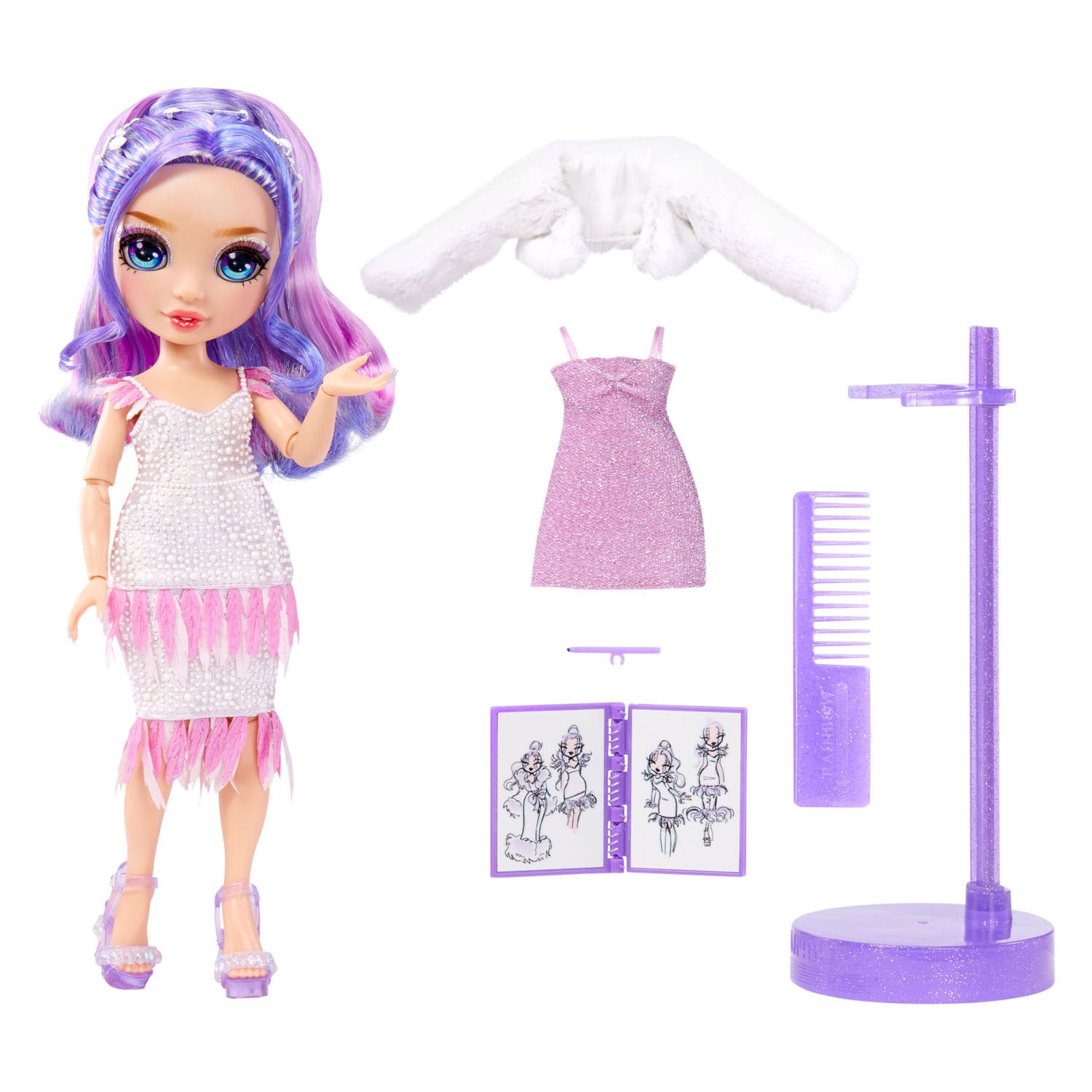 Mga entertainment rainbow high fantastic modepop - violet