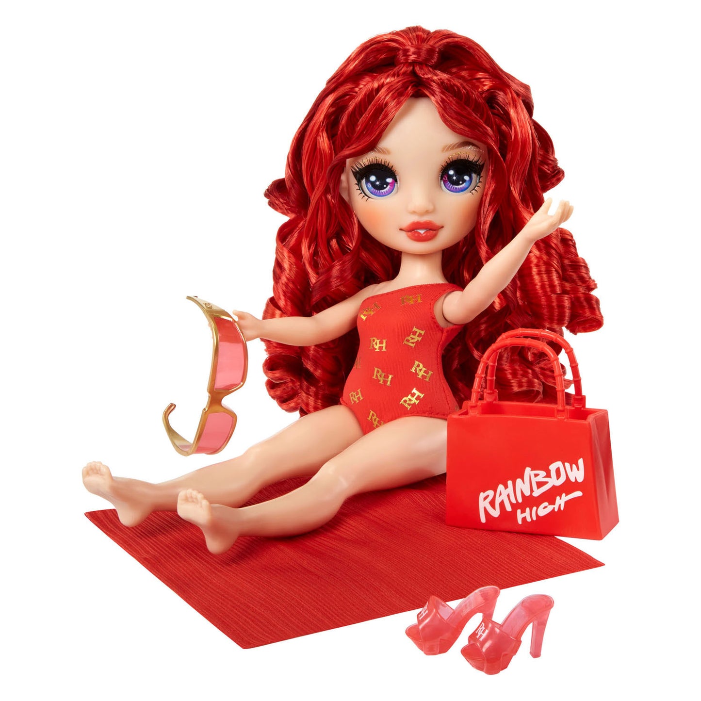 Mga rainbow high swim style modepop ruby (red)
