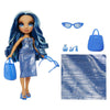 Rainbow high swim style-modepop - 28 cm - skyler (blauw)