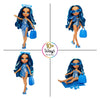Rainbow high swim style-modepop - 28 cm - skyler (blauw)