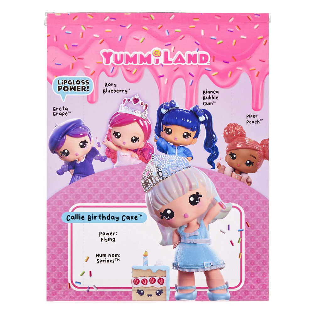 Yummiland pop met lipglossdiertje - callie birthday cake